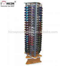 Eyewear Optical Frame Showroom Floor Retail Display Stand, Wood And Metal Sunglasses Display Spinner